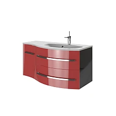 Тумба з умивальником Juventa Vanessa Vndr-110 червона