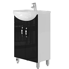 Тумба з умивальником Juventa TRENTO Trn-50 чорна