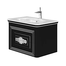 Тумба з умивальником Juventa Treviso Т-80 чорна