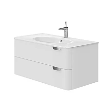 Тумба с умывальником Juventa Velluto Vlt-100 белая