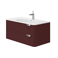 Тумба з умивальником Juventa Velluto Vlt-100 бордова