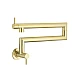 Монокран для мийки настінний KFA ARMATURA DUERO POT FILLER 6623-030-39 матове золото