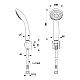 Душовий комплект KFA ARMATURA LUNA NEW 841-257-00 хром