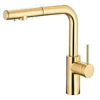 Змішувач для кухні KFA ARMATURA DUERO PURE BASIC PULL OUT 6623-119-39 матове золото