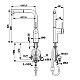 Смеситель для кухни KFA ARMATURA DUERO PURE MOVE 6623-429-81 черный