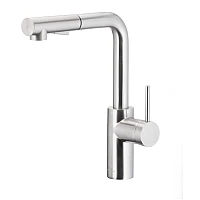 Змішувач для кухні з витяжним виливом KFA ARMATURA DUERO BASIC INOX 6623-110-22