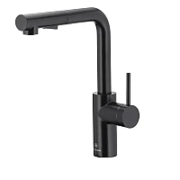 Змішувач для кухні з витяжним виливом KFA ARMATURA DUERO BASIC INOX 6623-110-81 чорний