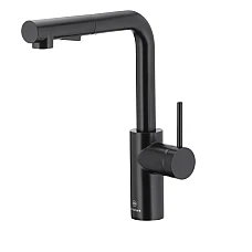 Змішувач для кухні з витяжним виливом KFA ARMATURA DUERO BASIC INOX 6623-110-81 чорний