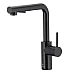 Змішувач для кухні з витяжним виливом KFA ARMATURA DUERO BASIC INOX 6623-110-81 чорний