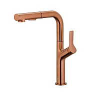 Смеситель для кухни с вытяжным изливом KFA ARMATURA DUERO DESIGN INOX 6623-220-34 медь