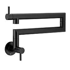 Монокран для мийки настінний KFA ARMATURA DUERO POT FILLER 6623-030-81 чорний