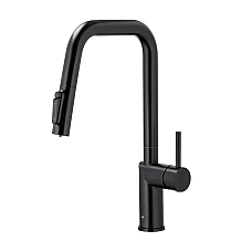 Смеситель для кухни с вытяжным изливом KFA ARMATURA DUERO PURE STYLE 6623-313-81 черный