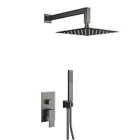 Душова система прихованого монтажу KFA ARMATURA LOGON 5139-501-61 графіт