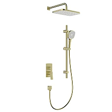 Душевая система скрытого монтажа KFA ARMATURA MALAGA 4529-301-31 матовое золото