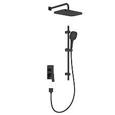 Душевая система скрытого монтажа KFA ARMATURA MALAGA 4529-301-81 черный
