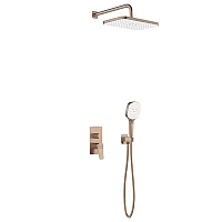 Душевая система скрытого монтажа KFA ARMATURA MALAGA 4529-501-34 красное золото