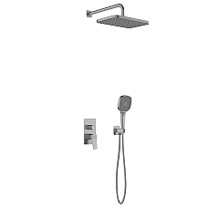 Душевая система скрытого монтажа KFA ARMATURA MALAGA 4529-501-61 графит