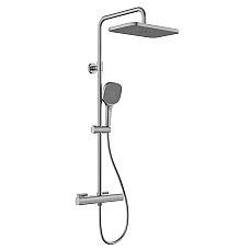 Душевая система с термостатом KFA ARMATURA MALAGA 5756-910-61 графит