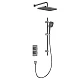 Душова система прихованого монтажу з термостатом KFA ARMATURA MALAGA 5759-301-61 графіт