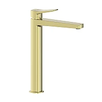 Змішувач для умивальника високий KFA ARMATURA MALAGA 4522-712-31 матове золото