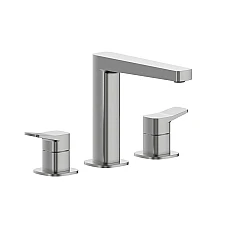 Змішувач для умивальника на 3 отвори KFA ARMATURA MALAGA 4522-221-61 графіт