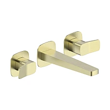 Змішувач для умивальника на 3 отвори KFA ARMATURA MALAGA 4529-821-31 золото