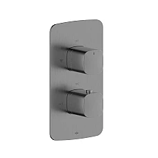 Смеситель термостатический скрытого монтажа KFA ARMATURA MALAGA 5759-001-61 графит