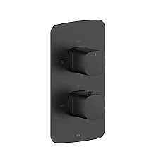 Смеситель термостатический скрытого монтажа KFA ARMATURA MALAGA 5759-001-81 черный