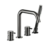 Змішувач для ванни на 4 отвори KFA ARMATURA MOZA 5035-210-61 графіт