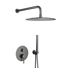 Душова система прихованого монтажу KFA ARMATURA MOZA 5039-501-61 графіт