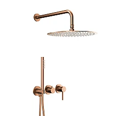 Душова система прихованого монтажу KFA ARMATURA MOZA 5039-511-34 мідь