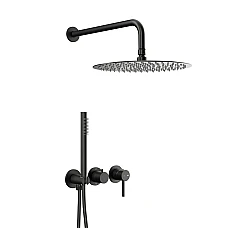 Душова система прихованого монтажу KFA ARMATURA MOZA 5039-511-81 чорний