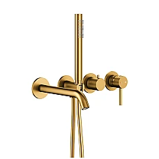 Смеситель для ванны KFA ARMATURA MOZA 5039-411-31 золото