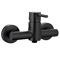 Чорний змішувач для душу KFA ARMATURA NEDA 5826-010-81