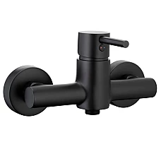 Чорний змішувач для душу KFA ARMATURA NEDA 5826-010-81