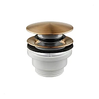 Донный клапан Click-Clack KFA ARMATURA 660-310-34 красное золото