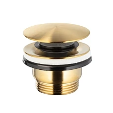 Донный клапан Click-Clack KFA ARMATURA 660-320-31 золото