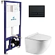 Инсталляция Koller Pool Dune 1200SL с унитазом ROUND с кнопкой смыва KP-229-020