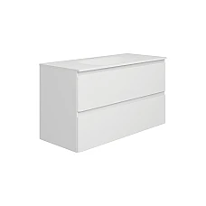 Тумба консольна біла з умивальником Trend 100cм