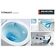 Інсталяція Koller Pool AQUA LINE + TWIST панель змиву + підвісний унітаз KVADRO START з сидінням Soft-close ( змив Tornado )