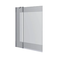 Шторка на ванну двухэлементная Koller Pool Dakota стекло прозрачное 110х140 хром