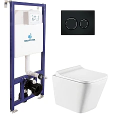 Інсталяція Koller Pool Dune 1200SL з унітазом Trend з кнопкою змиву KP-230-017