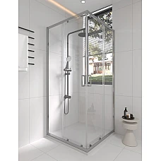 Душова кабіна Koller Pool Line CUBE 90x90 прозоре скло, хром