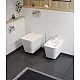 Інсталяція Koller Pool Dune 1200SL з кнопко AIR та підвісним унітазом Kvadro з сидінням Soft-close