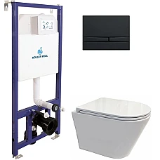 Інсталяція Koller Pool Dune 1200SL з унітазом Orion та кнопкою змиву KP-229-020