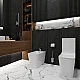 Комплект Koller Pool KVADRO SMART напольный унитаз с сиденьем Soft-close, бачок (смыв Торнадо) и гибкая подводка