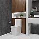 Комплект Koller Pool KVADRO SMART напольный унитаз с сиденьем Soft-close, бачок (смыв Торнадо) и гибкая подводка