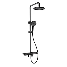 Душова система Koller Pool Trend New чорний матовий