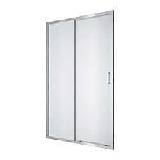 Душові двері розсувні, двоелементні Line Pro 1200мм, хром, скло 6мм grape