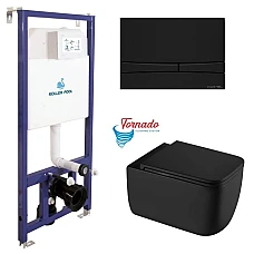 Інсталяція Koller Pool Dune 1200SL + Integro Cosmo панель змиву + підвісний унітаз Kvadro Start